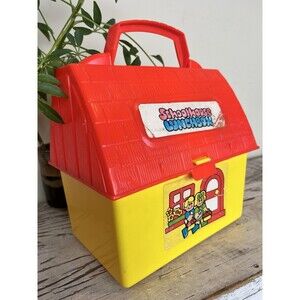 Rare Vintage Schoolhouse 1970’s Lunchbox / Retro / Collectible Nostalgia